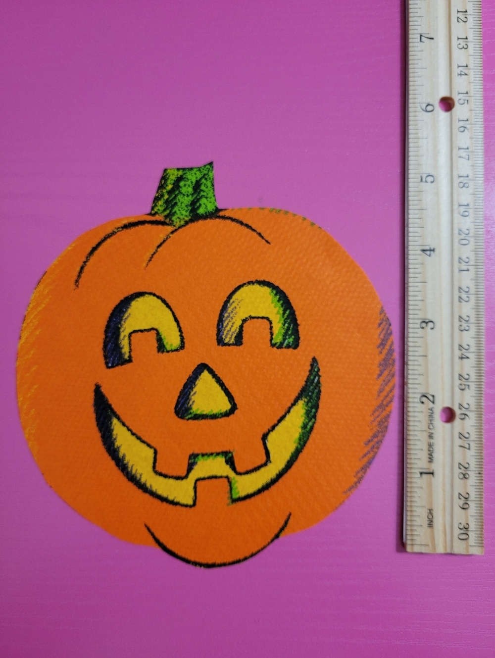 VTG Halloween Jack-O'-Lantern Paper Cut Outs Set Of 12 See Description 594/95/96
